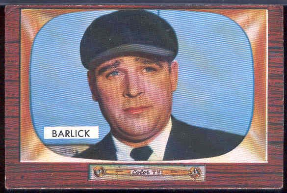 1955 Bowman Bb- #265 Al Barlick, Umpire Hi#