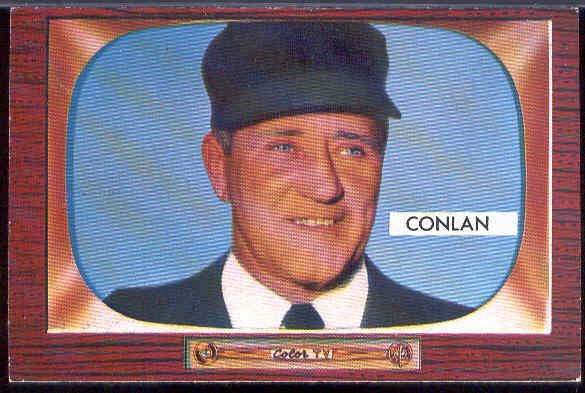 1955 Bowman Bb- #303 Jocko Conlon, Umpire Hi#