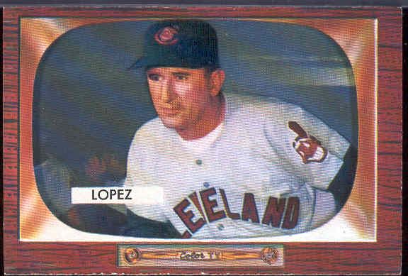 1955 Bowman Bb- #308 Al Lopez, Indians