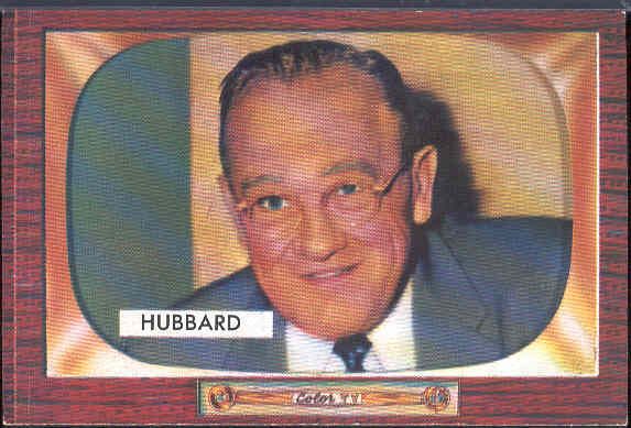 1955 Bowman Bb- #315 Cal Hubbard, Umpire Hi#
