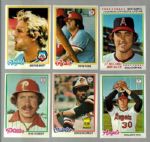 1978 Topps Bsbl.- Approx 675 Different Cards