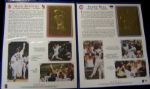 1998 Danbury Mint Bsbl.- Mark McGwire and Sammy Sosa Home Run Record Cards and Album