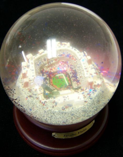 1990’s Jacobs Field Bsbl. Musical Snow Globe