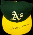 2001 Fleer Legacy Bsbl. “Autographed Cap”- Johnny Damon, A’s