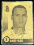 2000’s Merrick Mint Bsbl.- Albert Pujols LaserLine Gold Card