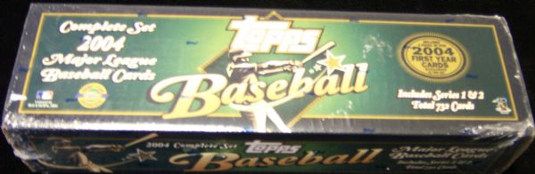 2004 Topps Bsbl.- 1 Complete Home Team Advantage Factory Set of 742 Cards
