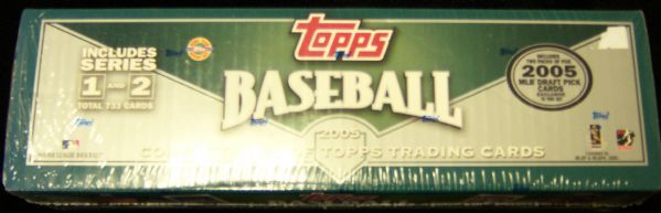 2005 Topps Bsbl.- 1 Complete Home Team Advantage Factory Set of 743 Cards