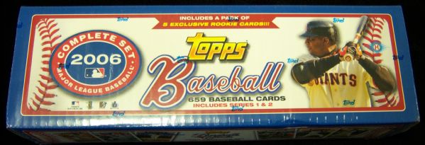 2006 Topps Bsbl.- 1 Complete Hobby Factory Set of 664 Cards