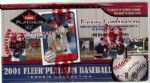 2001 Fleer Platinum Rookie Edition Bsbl.- 1 Unopened Hobby Wax Box