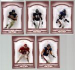 2004 Donruss Classics Ftbl. “Timeless Tributes Red”- 5 Diff. Chicago Bears