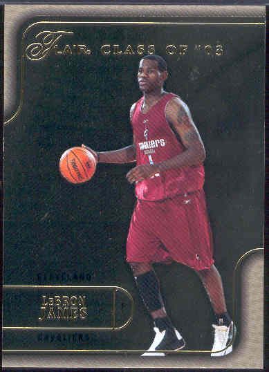2003-04 Flair Bskbl. “Gold” #94 LeBron James- #47/100!