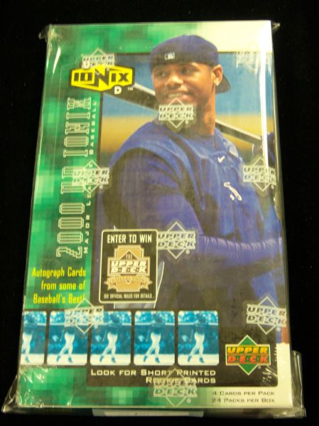 2000 UD Ionix Baseball- One Unopened Baseball Wax Box