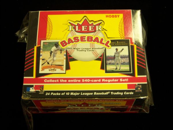 2002 Fleer Baseball- 19 Unopened Hobby Wax Packs