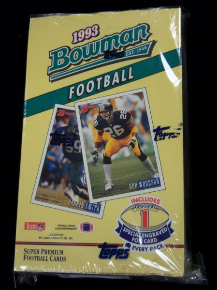 1993 Bowman Footbal- One Unopened Wax Box