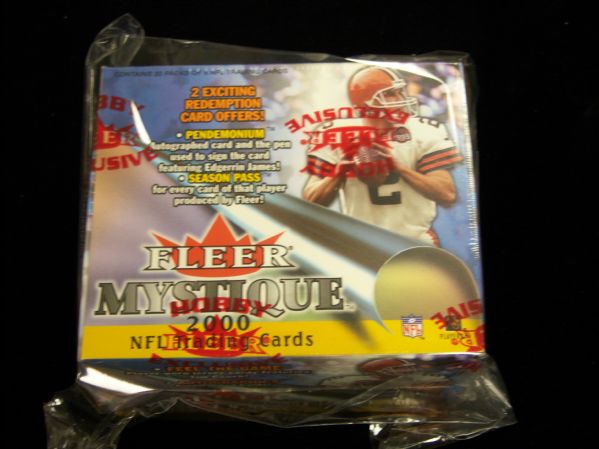 2000 Fleer Mystique Football- One Unopened Hobby Wax Box