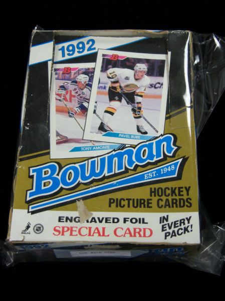 1992 Bowman Hockey- 27 Unopened Wax Packs