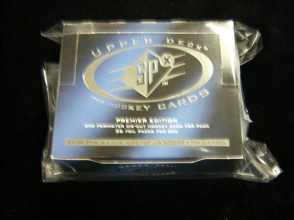 1995-96 Bowman Hockey- 3 Unopened Wax Packs, 1996 SPx Hockey- 20 unopened wax packs
