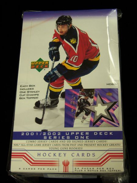 2001-02 Upper Deck Hockey- Series One- 20 Unopened Wax Packs