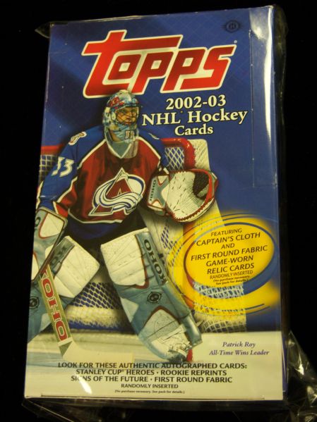 2002-03 Topps Hockey- 24 Unopened Wax Packs