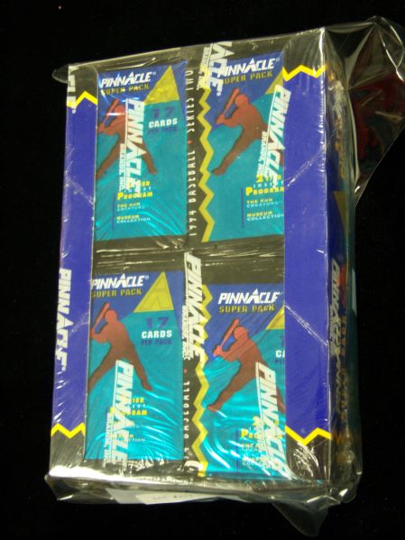1994 Pinnacle Baseball- Series 2- Super Packs- One Unopened Wax Box