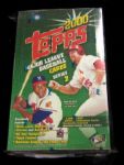 2000 Topps Baseball- Series 2- One Unopened Hobby Wax Box