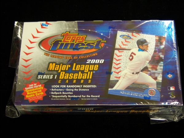 2000 Topps Finest Baseball- Series 1 – One Unopened Hobby Wax Box