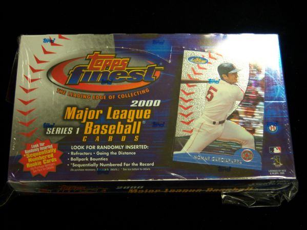 2000 Topps Finest Baseball- Series 1 – One Unopened Hobby Wax Box