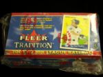 2002 Fleer Tradition Baseball –One Unopened Hobby Wax Box