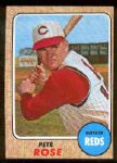 1968 Topps Baseball- #230 Pete Rose, Reds