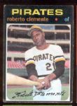 1971 Topps Baseball- #630 Roberto Clemente, Pirates