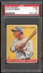 1933 Goudey Baseball- #184 Charley Berry, White Sox- PSA Vg 3