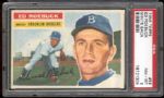 1956 Topps Baseball- #58 Ed Roebuck, Brooklyn Dodgers- PSA Nm-Mt 8 - white back