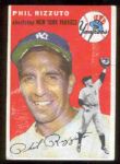 1954 T Bb- #17 Rizzuto, Yankees