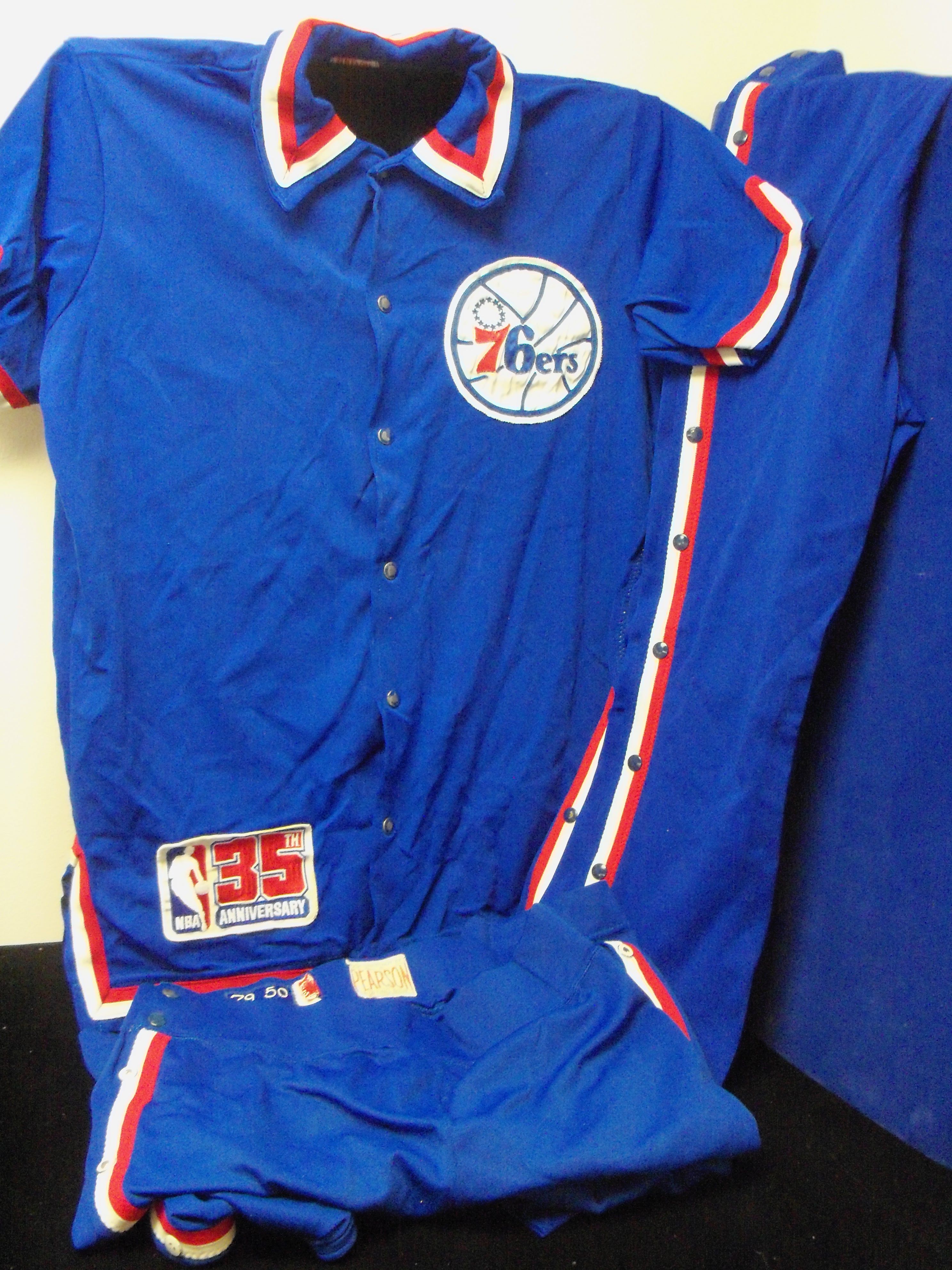 sixers warm up jacket