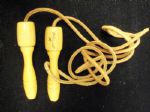 1970’s-80’s Muhammad Ali Endorsed Wood/Leather Jump Rope