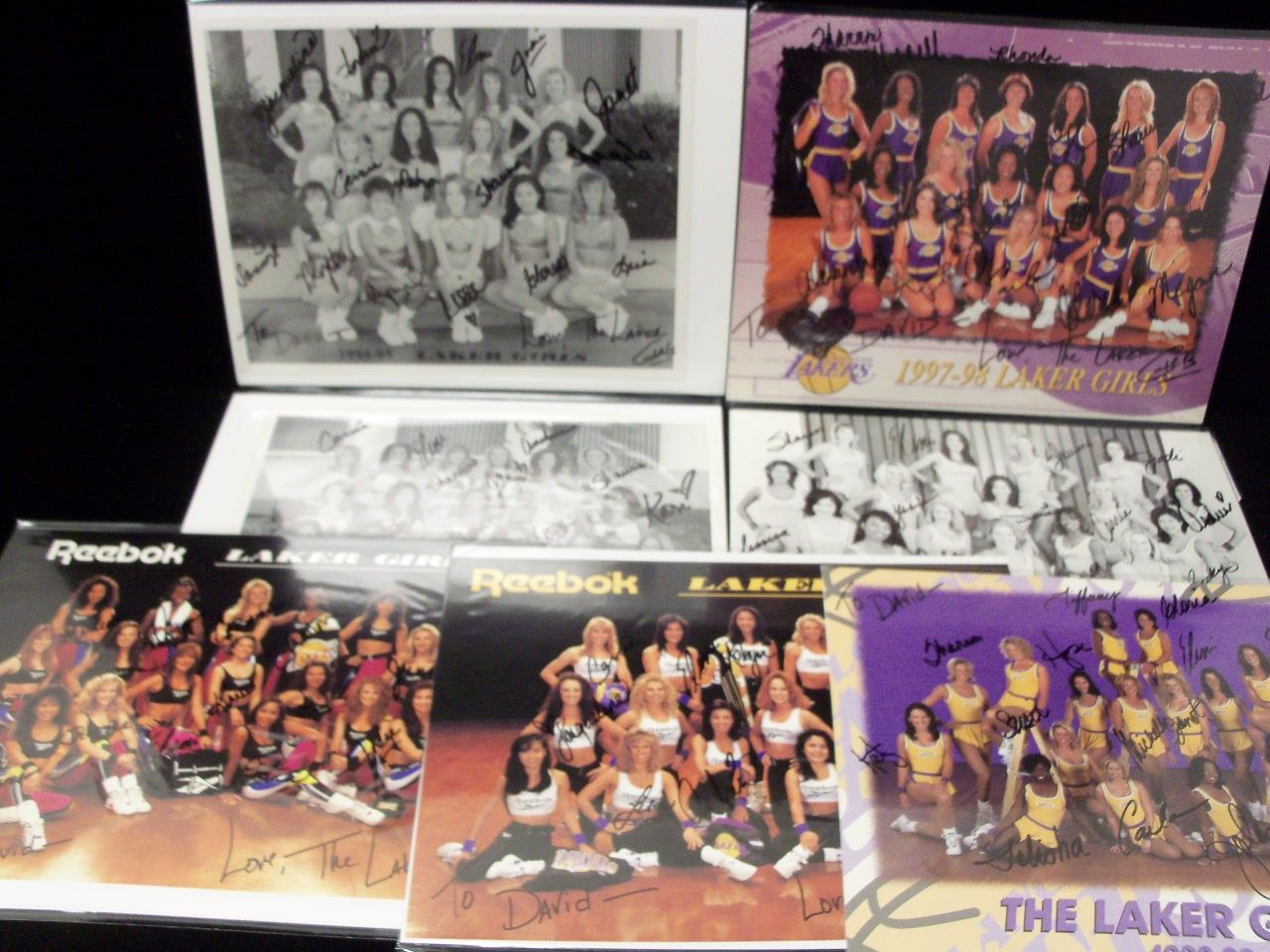 1994-1995 Los Angeles Lakers team pictures 8 1/2 by 11 with
