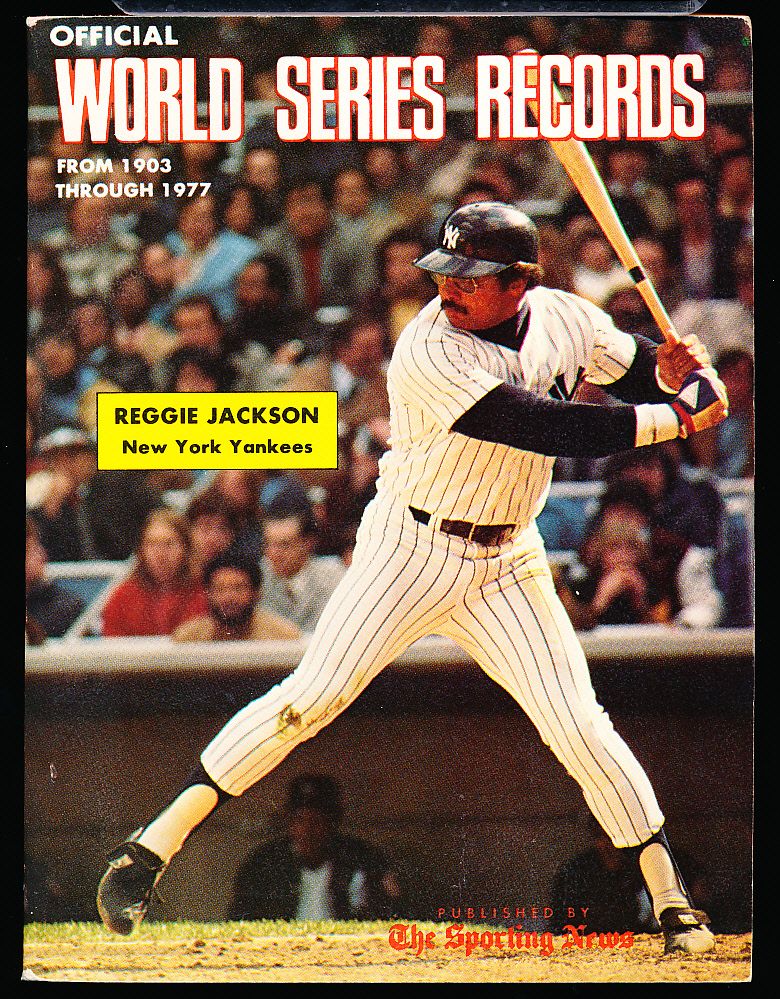 Lot Detail Sporting News Official World Series Records Guides 3 Diff.