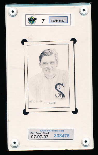 1950 Callahan Bsbl. Ed Walsh- MAP Industries Graded Near Mint 7