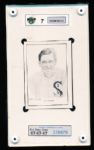 1950 Callahan Bsbl. Ed Walsh- MAP Industries Graded Near Mint 7
