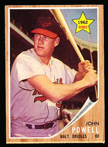 1962 Topps Bsbl. #99 Boog Powell RC, Orioles