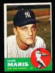 1963 Topps Bsbl. #120 Roger Maris, Yankees