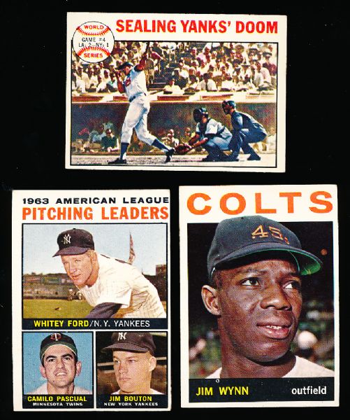 1964 Topps Bsbl.- 20 Diff. Cards