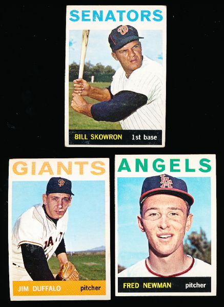 1964 Topps Bsbl.- 19 Diff. Semi-High and High # Cards