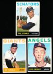 1964 Topps Bsbl.- 19 Diff. Semi-High and High # Cards