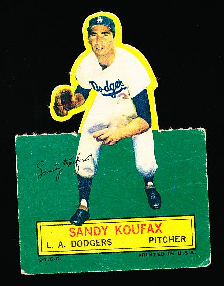 1964 Topps Bsbl. “Stand-Ups”- Sandy Koufax, Dodgers