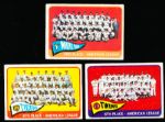 1965 O-Pee-Chee Bsbl.- 4 Diff. Team Cards