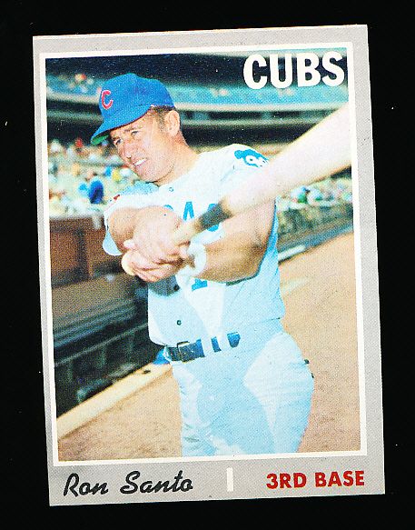 1970 Topps Bsbl. #670 Ron Santo, Cubs