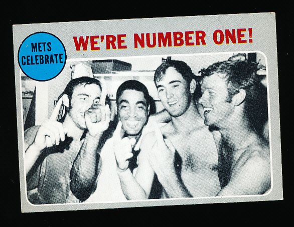 1970 Topps Bsbl. #198 “We’re Number One” inc. Nolan Ryan pictured- 7 Cards