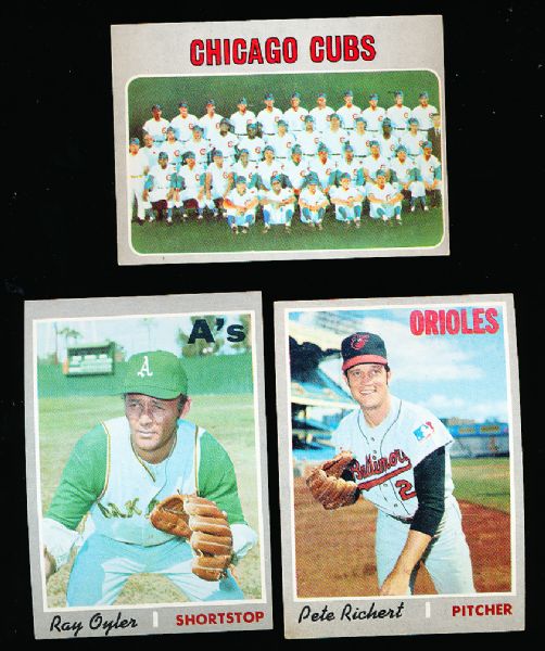 1970 Topps Bsbl.- 18 Diff. Semi-High # Cards