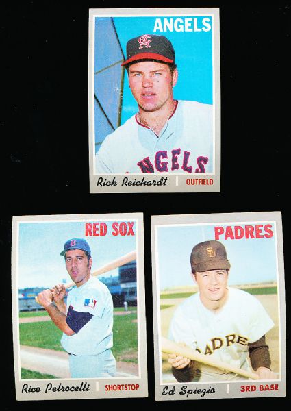 1970 Topps Bsbl.- 15 Diff. High # Cards